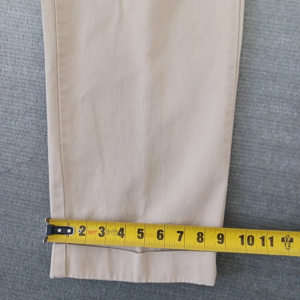 Vintage‎ Polo Ralph Lauren Pleated Pants Mens 33x30 Beige Straight Leg Classic